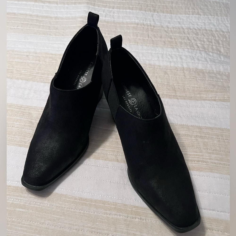 Chinese Laundry Faux Leather Ankle Booties Gino Size 9